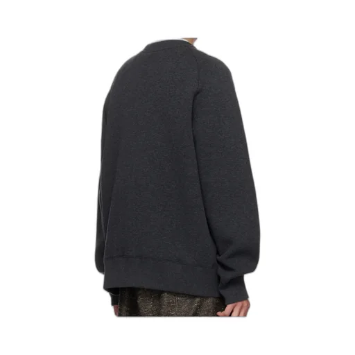 Round Neck Long-Sleeved Sweatshirt