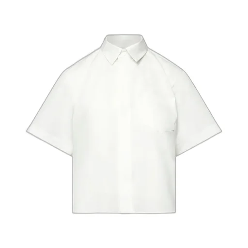 Short-Sleeved Poplin Shirt