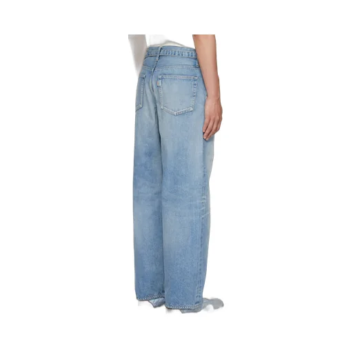 Belted-Waist Jeans