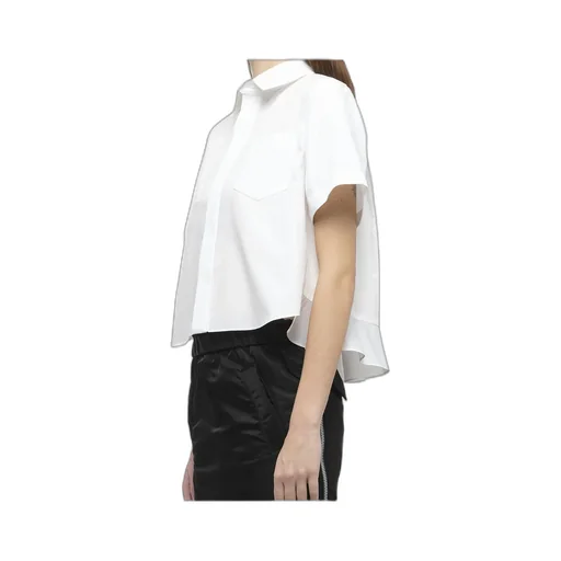 Short-Sleeved Poplin Shirt