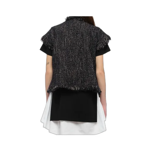 Tweed Fringed Gilet