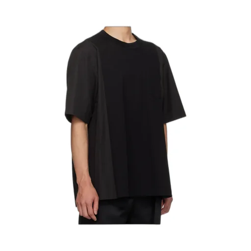 Poplin X Cotton Jersey T-Shirt
