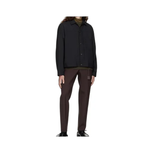 Button-Fastening Shirt Jacket