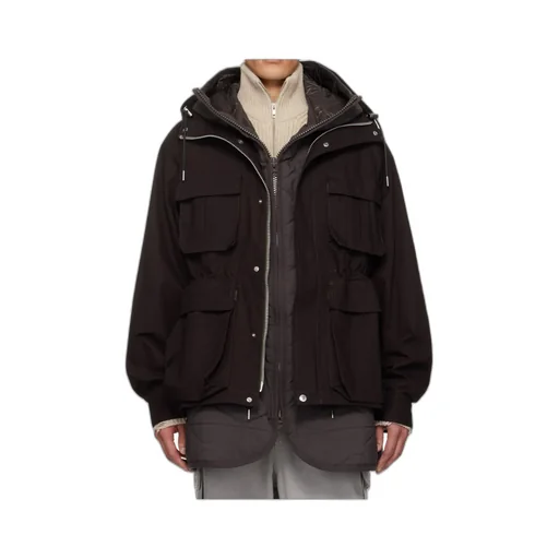 Long-Sleeved Hooded Casual Jacket