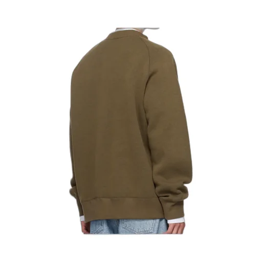 Round Neck Long-Sleeved Sweatshirt