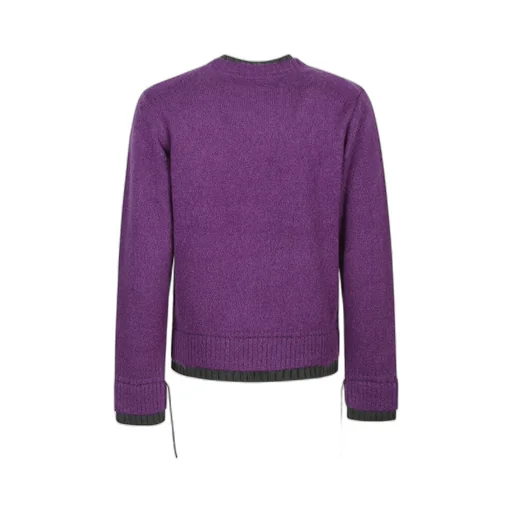 Double-Layered Ribbed Sweater