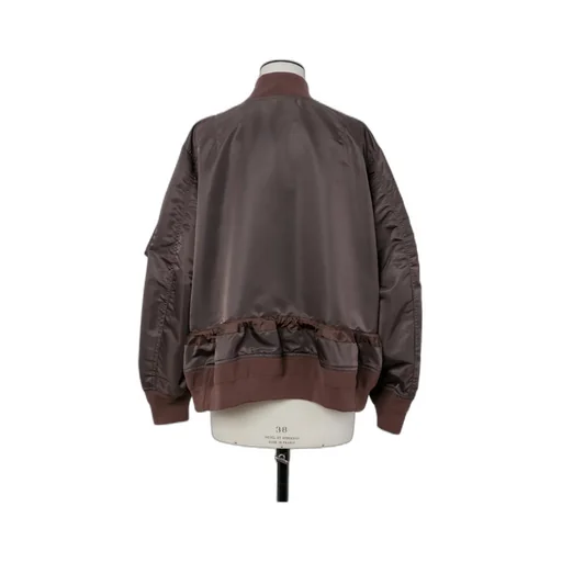 Drawstring-Detail Bomber Jacket