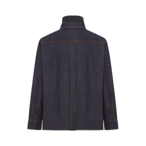 Layered Effect Denim Shirt