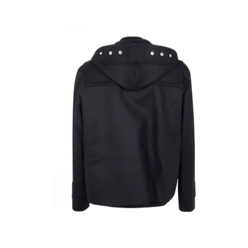 Hooded Toggle-Fastening Jacket