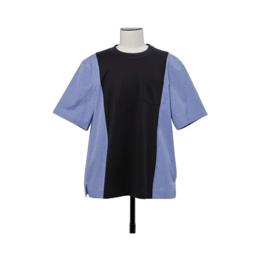 Poplin X Cotton Jersey T-Shirt