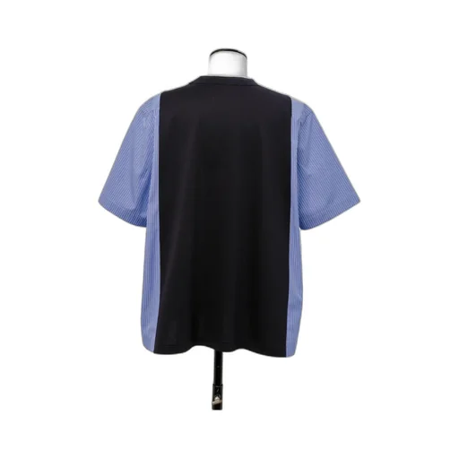 Poplin X Cotton Jersey T-Shirt