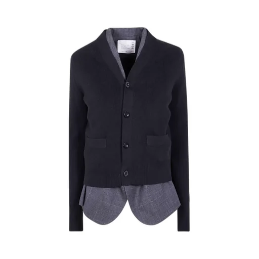 Double Layer Knitted Cardigan