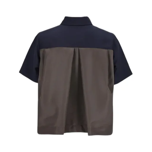 Panelled Short-Sleeve Shirt