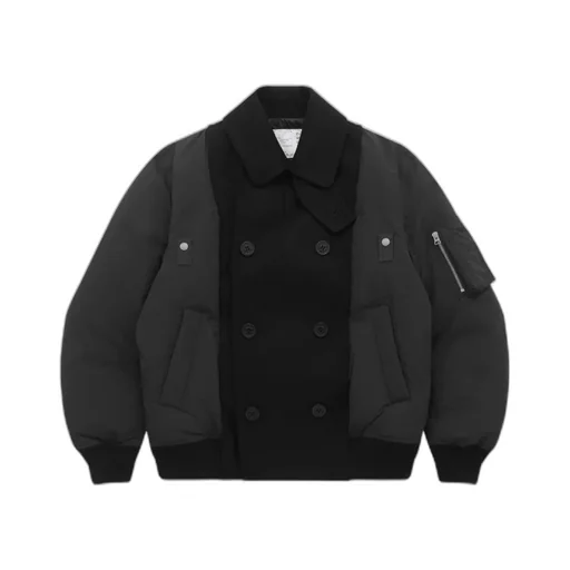 Double-Breasted Wool Jacket