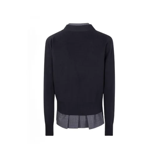 Double Layer Knitted Cardigan