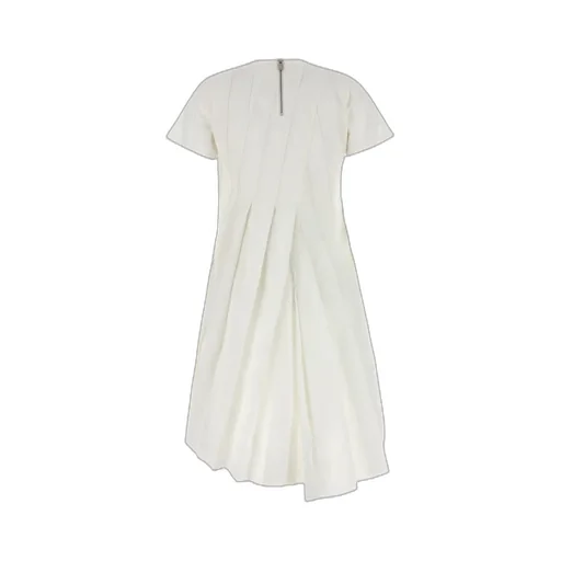 Asymmetric Poplin Dress