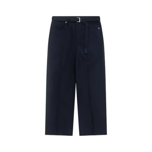 Pleated Belted Trousers