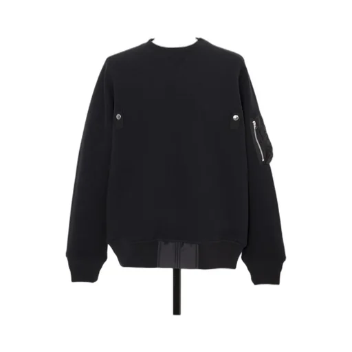 Crewneck Zip-Pocket Sweatshirt