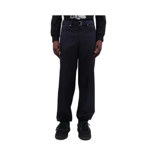 Pleated Belted Trousers