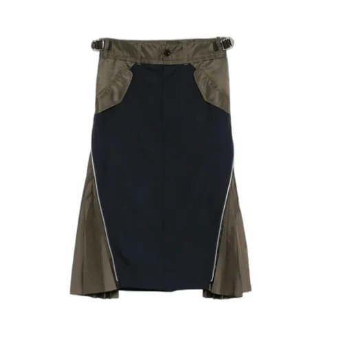 Pleated Detail Skirt