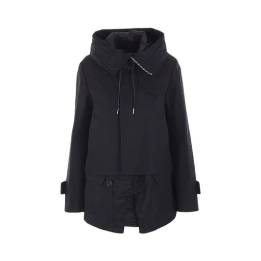 Double-Layer Hooded Jacket