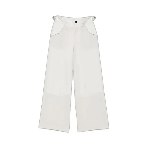 Adjustable-Waist Flap-Pocket Trousers