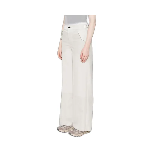 Adjustable-Waist Flap-Pocket Trousers