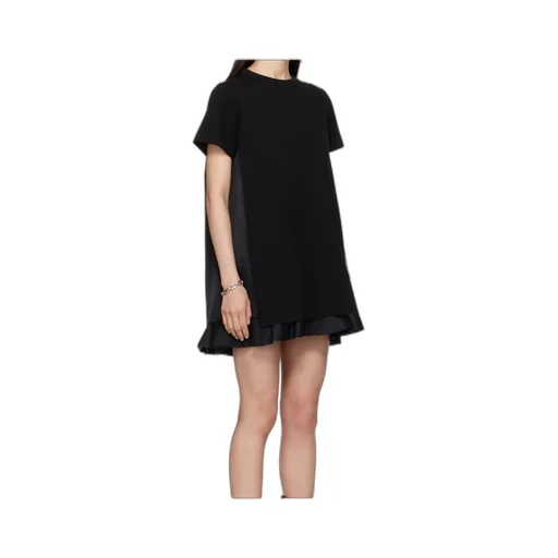 Pocket Ruffled Mini Day Dress