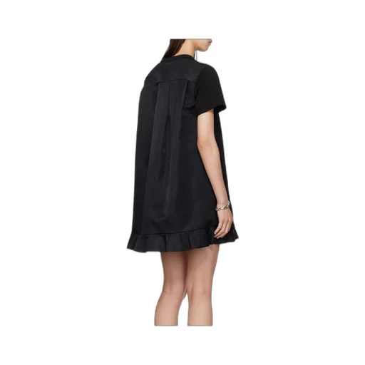 Pocket Ruffled Mini Day Dress