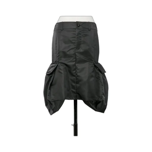 Cargo-Pocket Straight Skirt