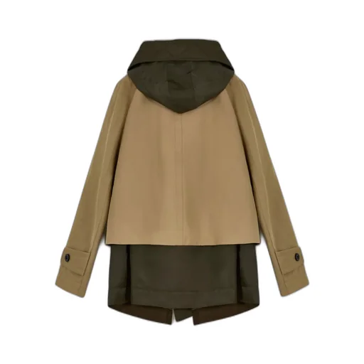 Quilted-Collar Jacket