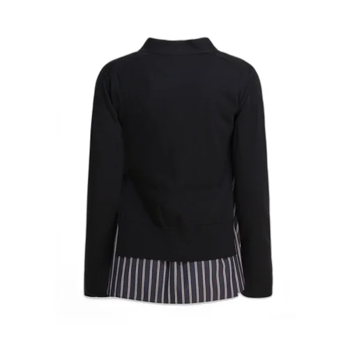 Long-Sleeved Knitted Cardigan