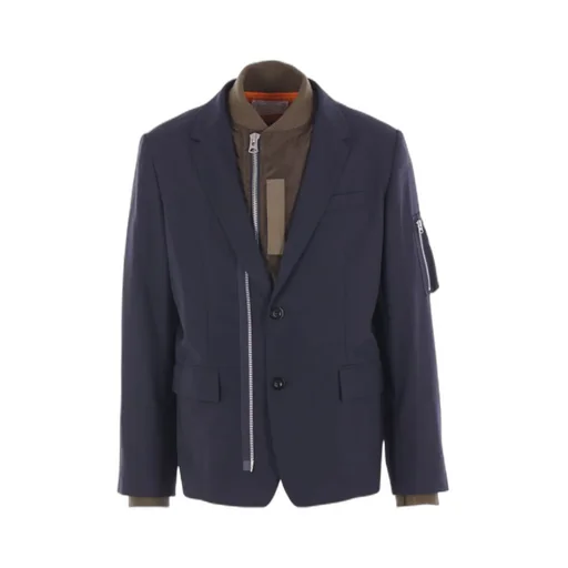 Layered Zip-Up Jacket