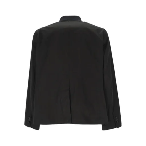 Single-Breasted Poplin Jacket