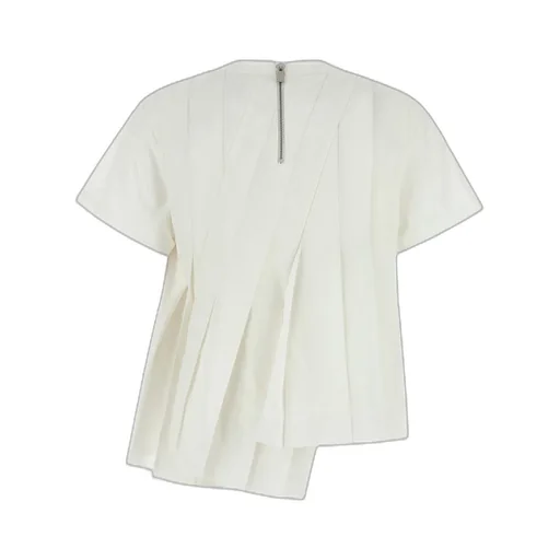 Asymmetric Poplin Top