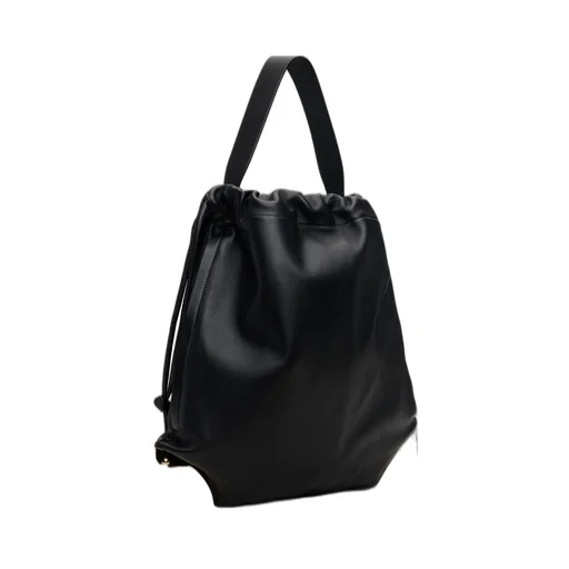 Corner Metal Drawstring Shoulder Bag