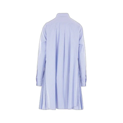Collared Long-Sleeve Shirt Dress