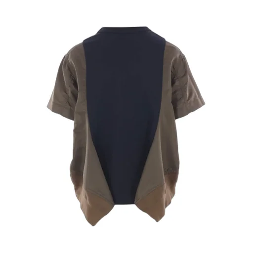Panel Detailed Crewneck T-Shirt