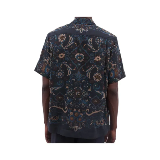 Paisley-Pattern Pocket Shirt