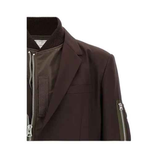 Zip-Detail Blazer