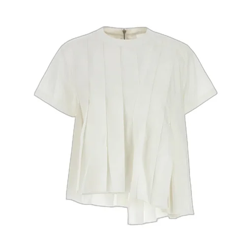 Asymmetric Poplin Top