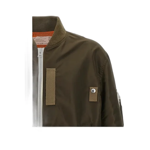 Drawstring-Waist Bomber Jacket