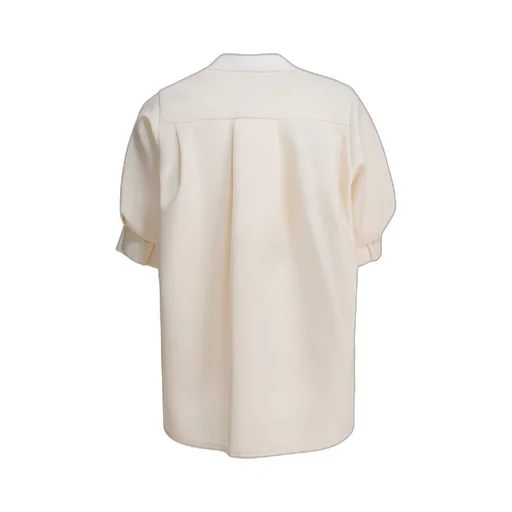 Button-Front Layered Shirt