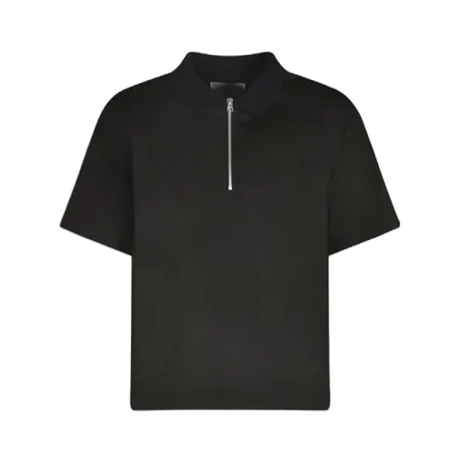 Drawstring Hem Polo Shirt