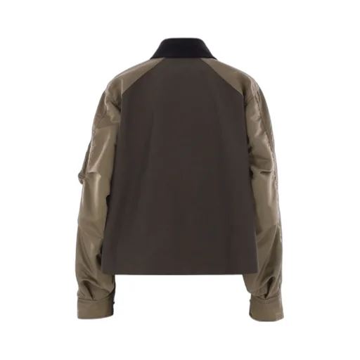 Concealed Fastened Cropped Jacket