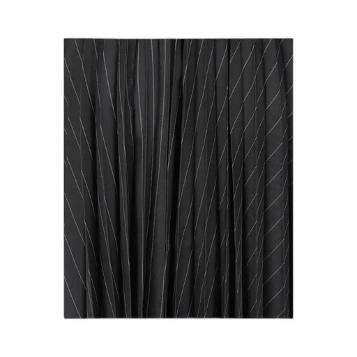 Striped Pleated Skirt