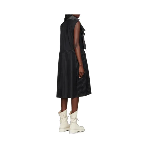 Wool Silk Suiting Dress