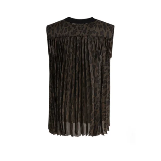Printed Sleeveless Top