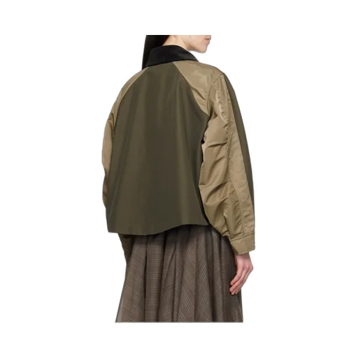 Concealed Fastened Cropped Jacket