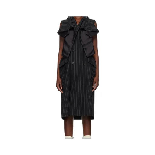 Wool Silk Suiting Dress